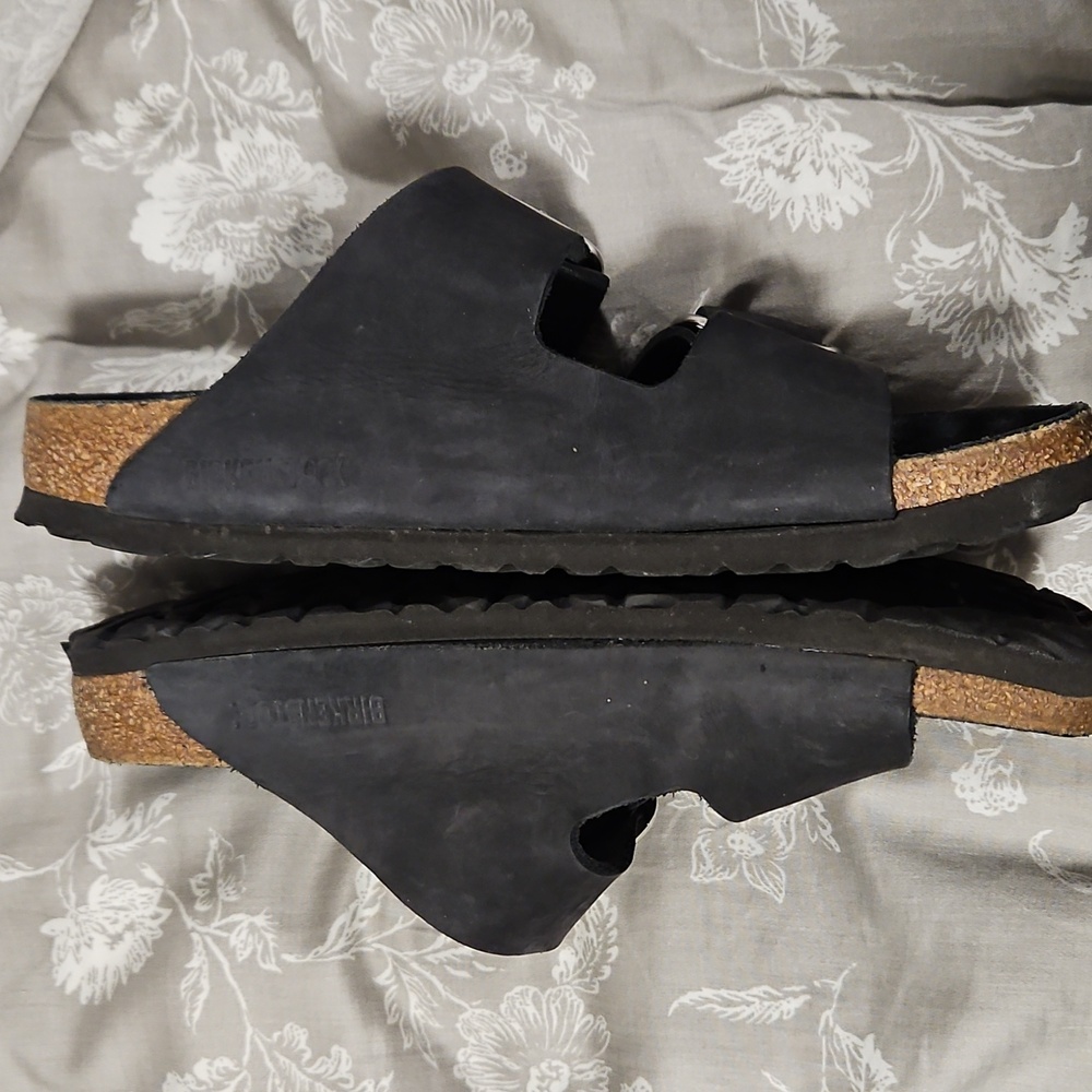 Birkenstock Black Double Buckle Sandals - Picture 4 of 6